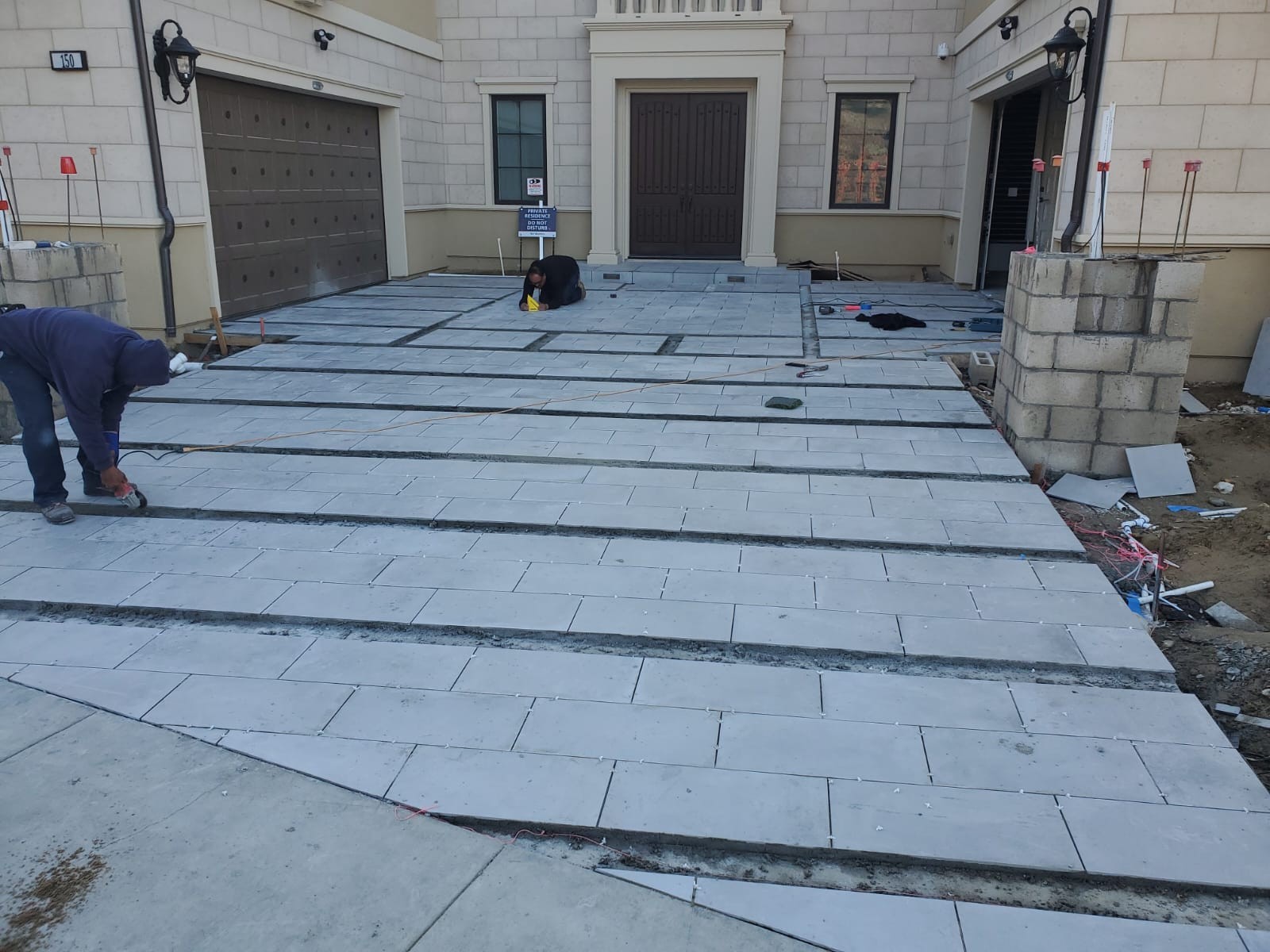 Paver Installation 