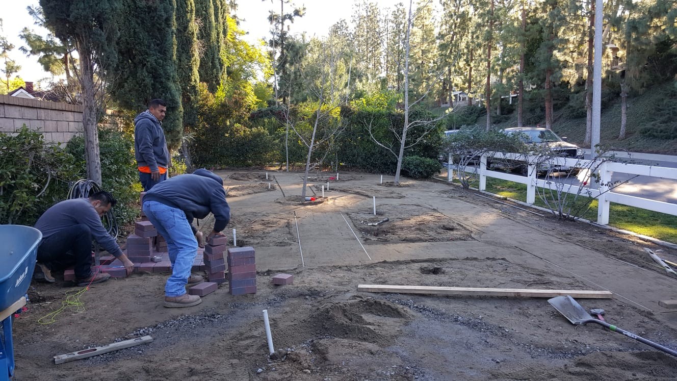 Paver Installation 